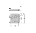 39033120   DRR09075 CALORIFER BORD DENSO Opel Corsa D  39033120   DRR09075